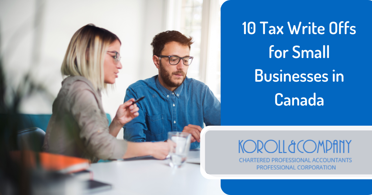 10 Tax Write Offs for Small Businesses in Canada